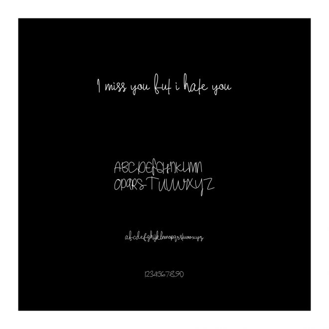 I miss you but i hate you