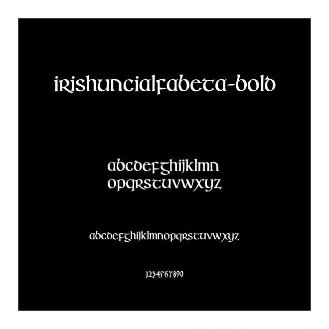 IrishUncialfabeta-Bold