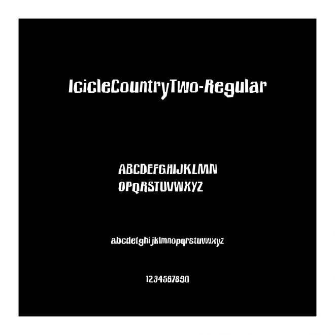 IcicleCountryTwo-Regular