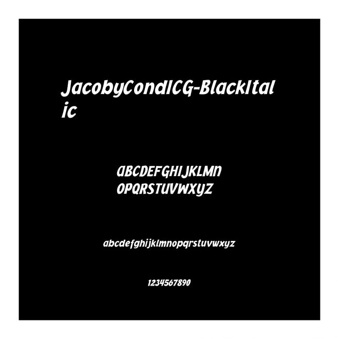 JacobyCondICG-BlackItalic