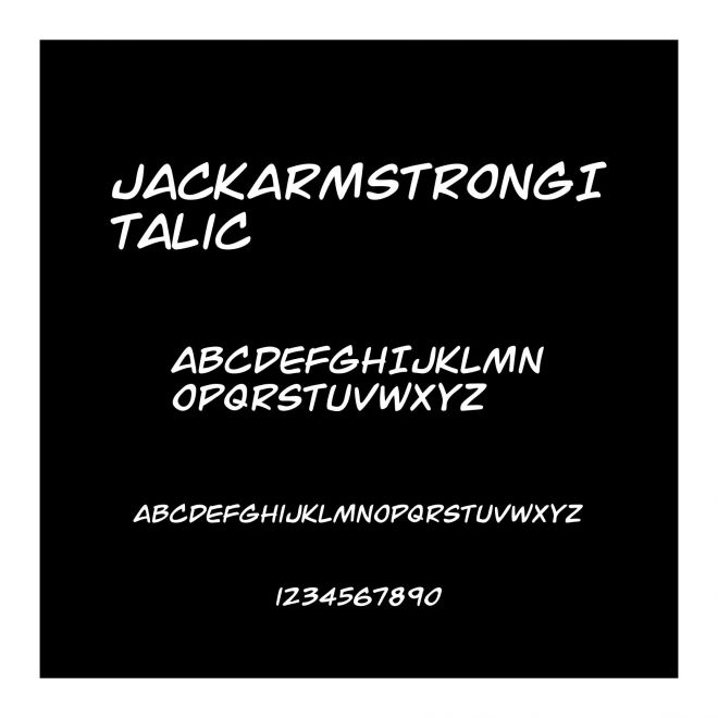 JackArmstrongItalic