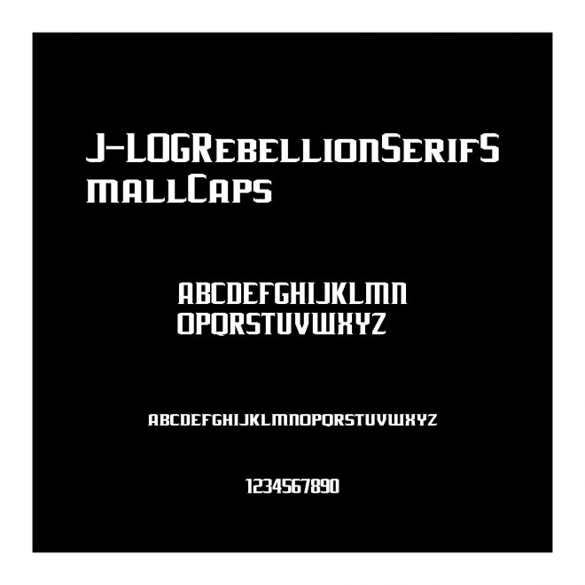 J-LOGRebellionSerifSmallCaps