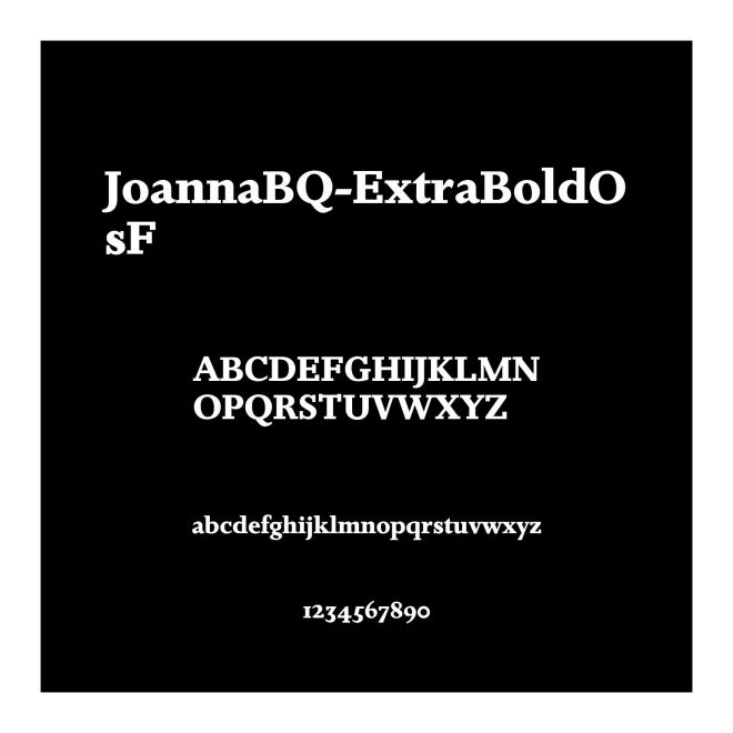 JoannaBQ-ExtraBoldOsF