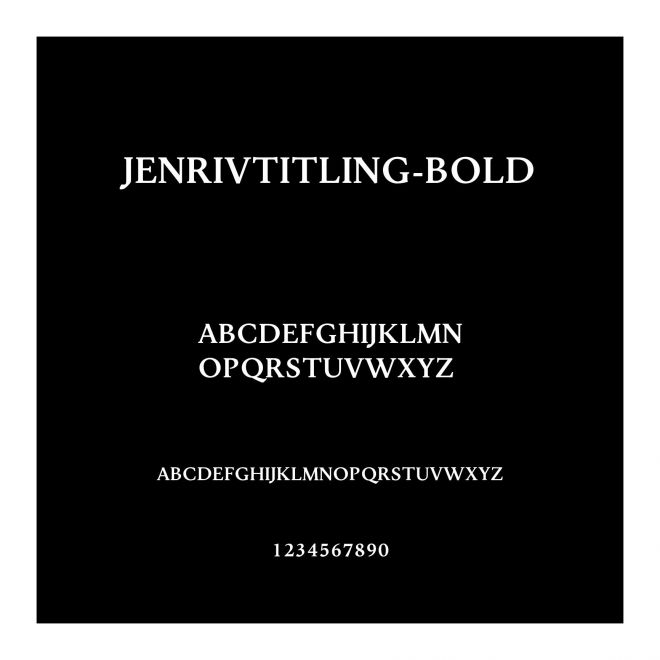 JenrivTitling-Bold