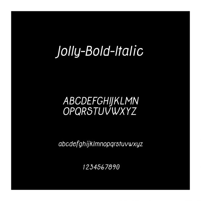 Jolly-Bold-Italic