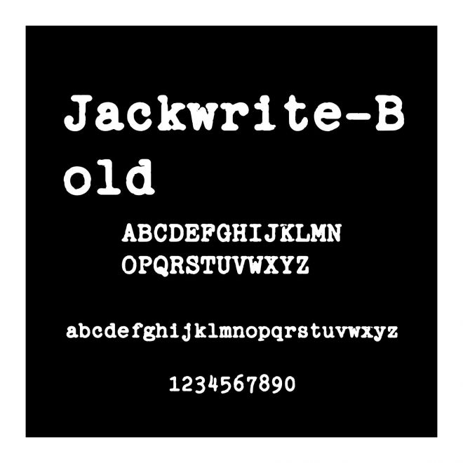 Jackwrite-Bold