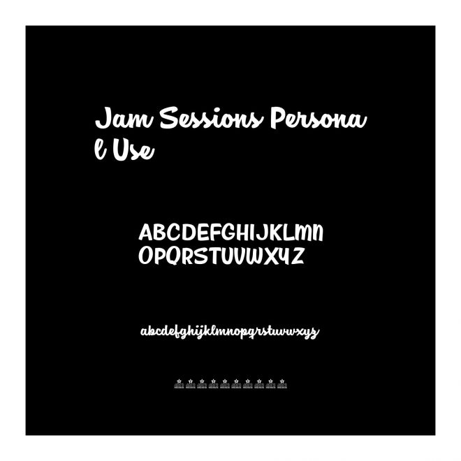 Jam Sessions Personal Use