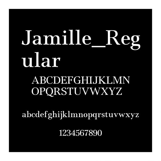 Jamille_Regular