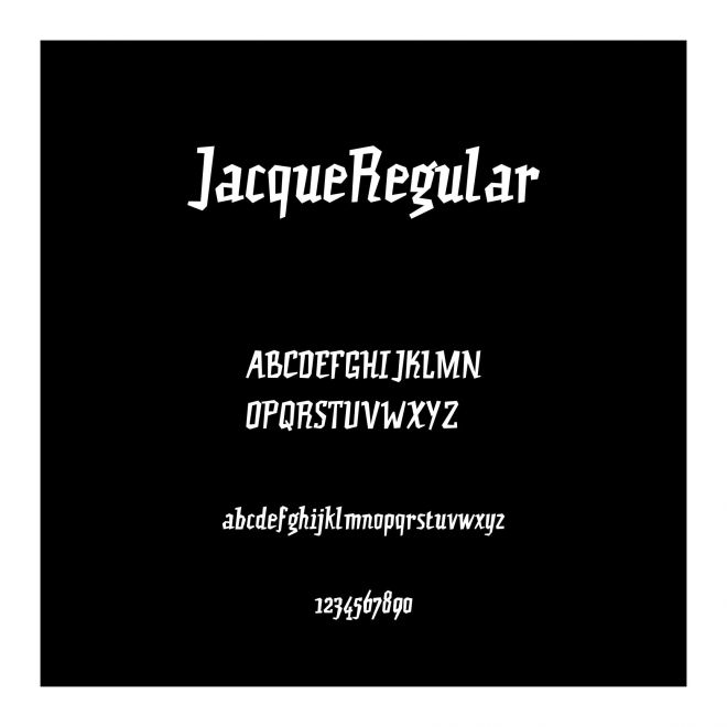 JacqueRegular