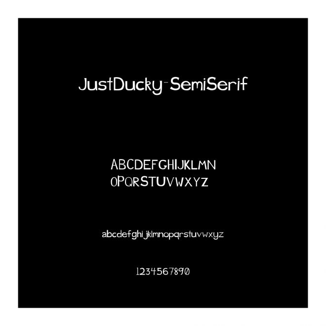 JustDucky-SemiSerif