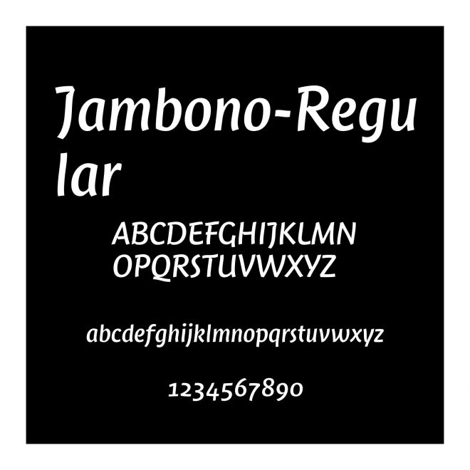 Jambono-Regular