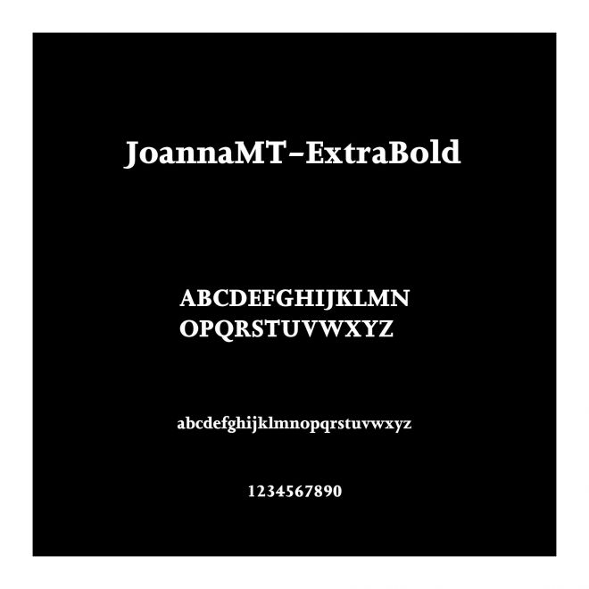 JoannaMT-ExtraBold