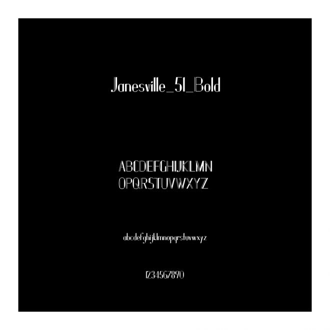 Janesville_51_Bold