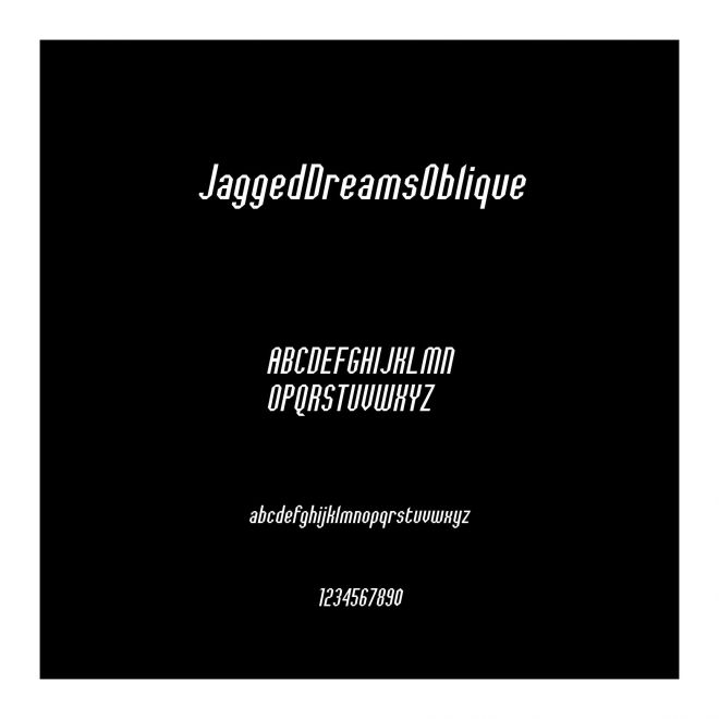 JaggedDreamsOblique