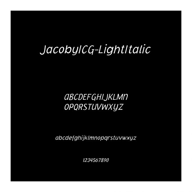 JacobyICG-LightItalic