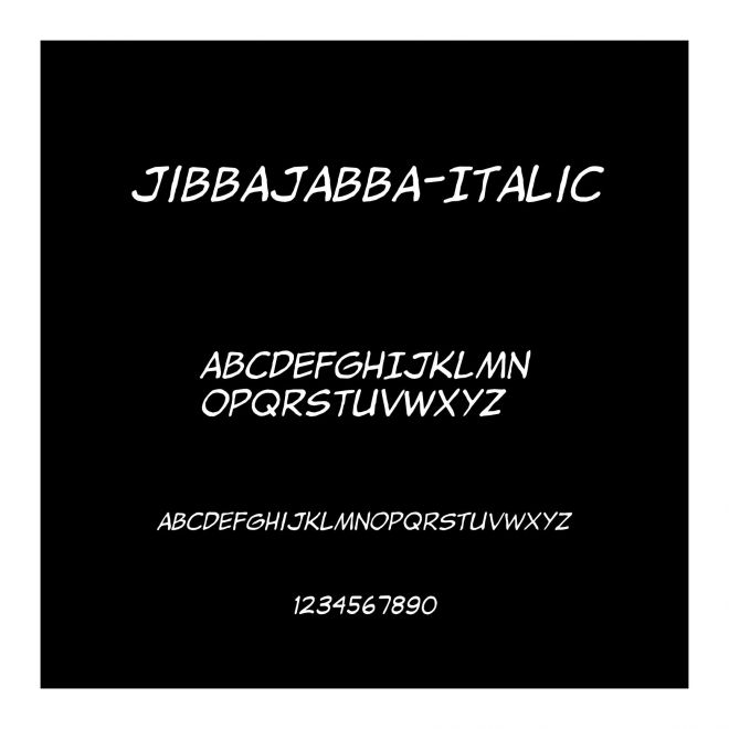 jibbajabba-Italic
