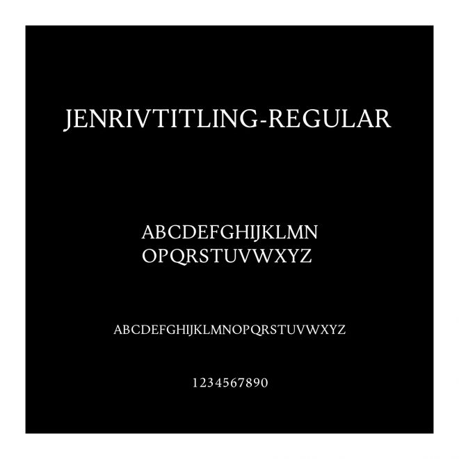JenrivTitling-Regular