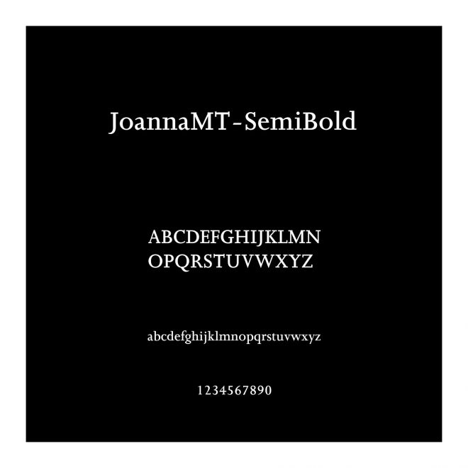 JoannaMT-SemiBold