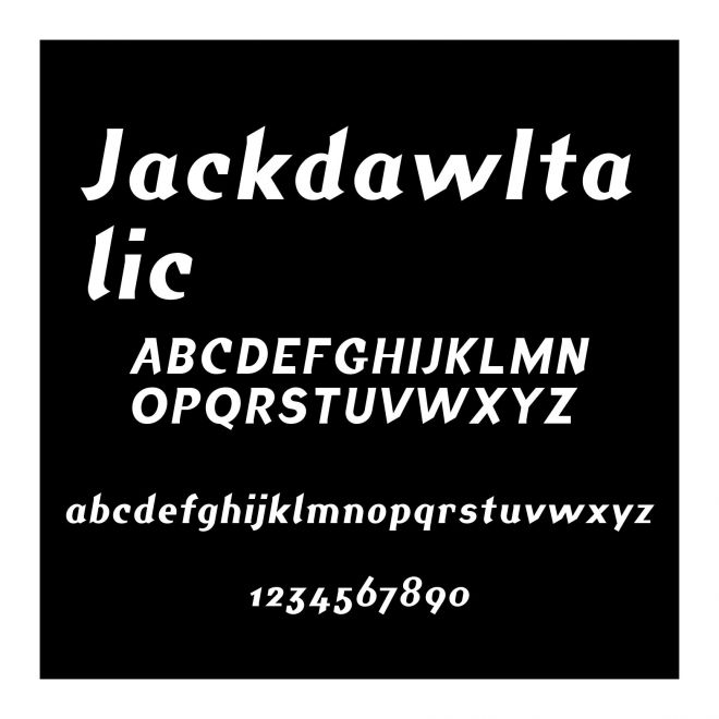 JackdawItalic