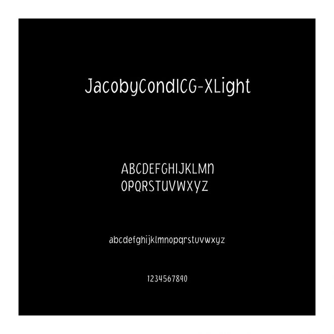 JacobyCondICG-XLight