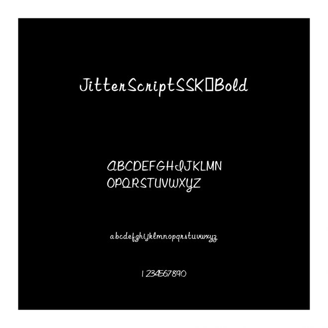 JitterScriptSSK_Bold