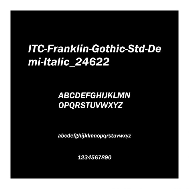 ITC-Franklin-Gothic-Std-Demi-Italic_24622