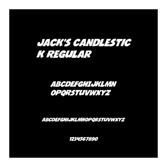Jack's Candlestick Regular