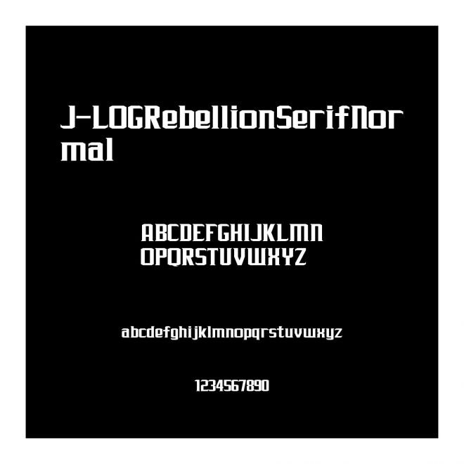 J-LOGRebellionSerifNormal