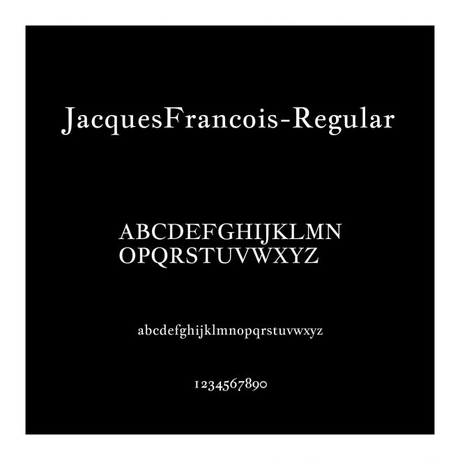 JacquesFrancois-Regular