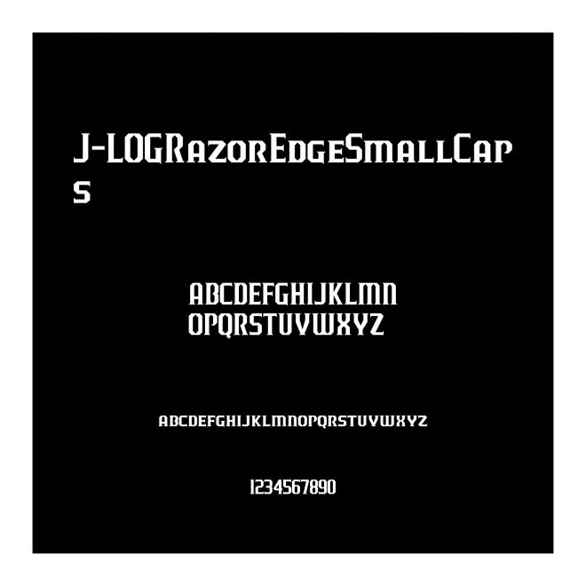 J-LOGRazorEdgeSmallCaps