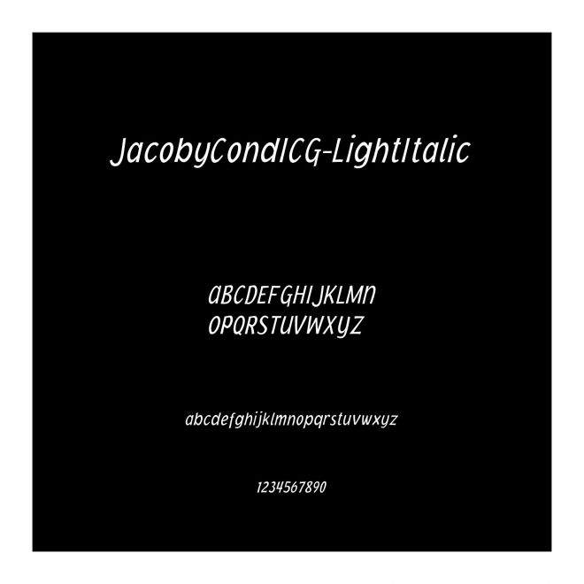 JacobyCondICG-LightItalic
