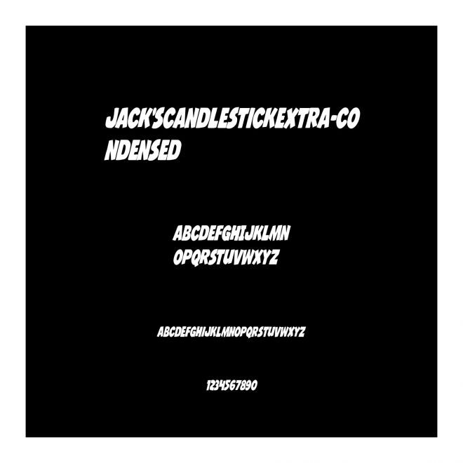 Jack'sCandlestickExtra-condensed