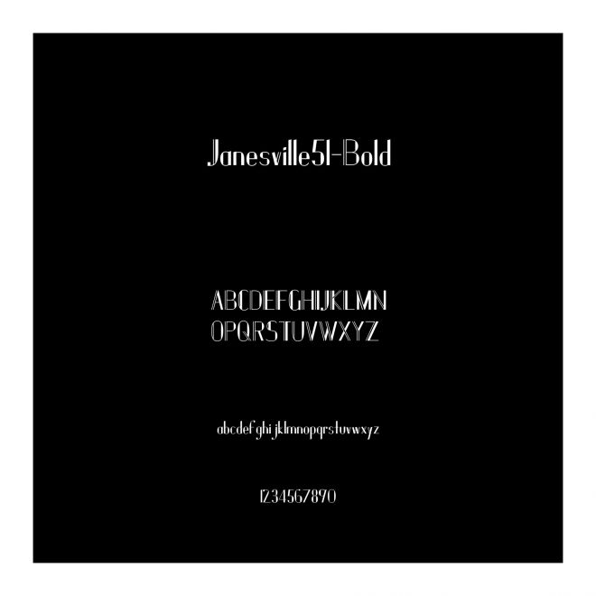 Janesville51-Bold