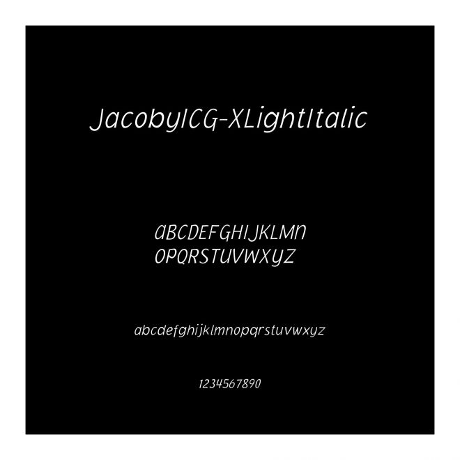 JacobyICG-XLightItalic