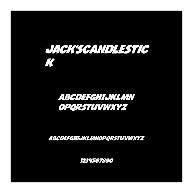 Jack'sCandlestick
