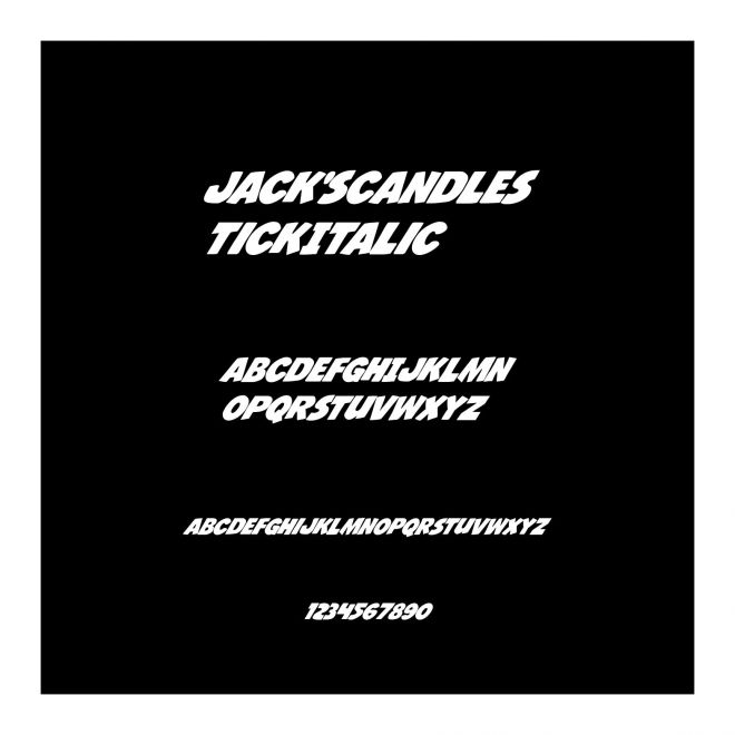 Jack'sCandlestickItalic
