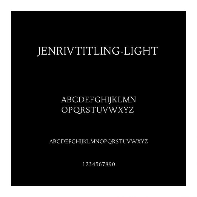 JenrivTitling-Light