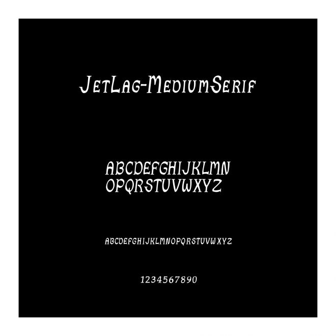 JetLag-MediumSerif