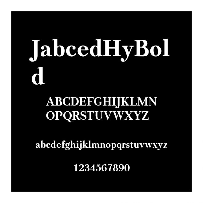 JabcedHyBold