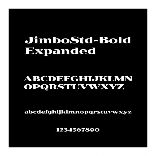 JimboStd-BoldExpanded