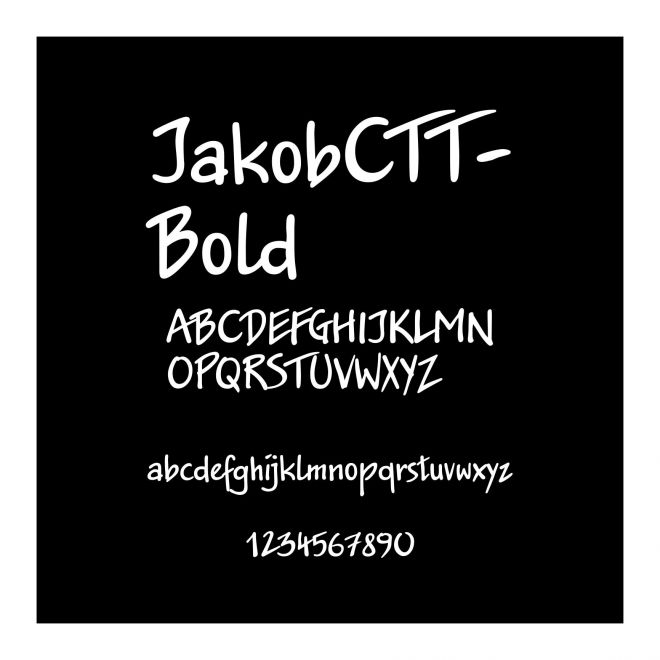 JakobCTT-Bold