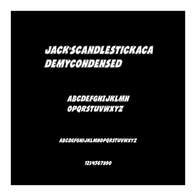 Jack'sCandlestickAcademyCondensed