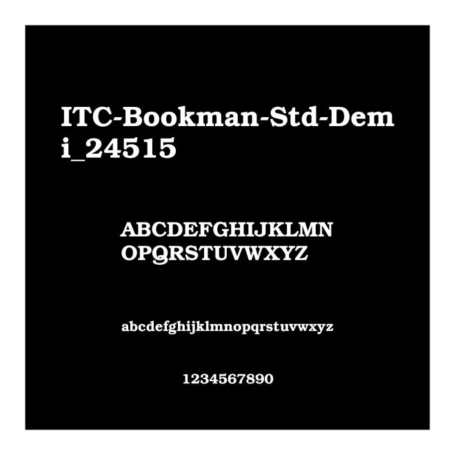 ITC-Bookman-Std-Demi_24515