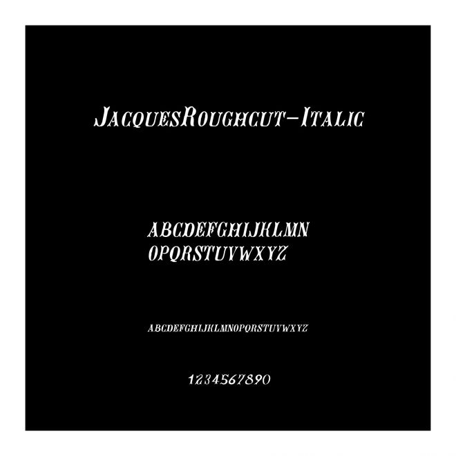 JacquesRoughcut-Italic