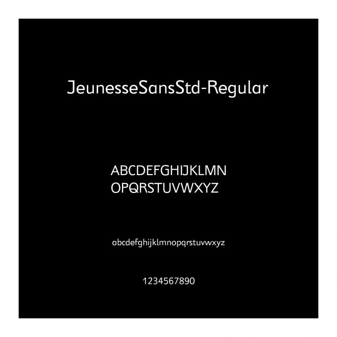 JeunesseSansStd-Regular