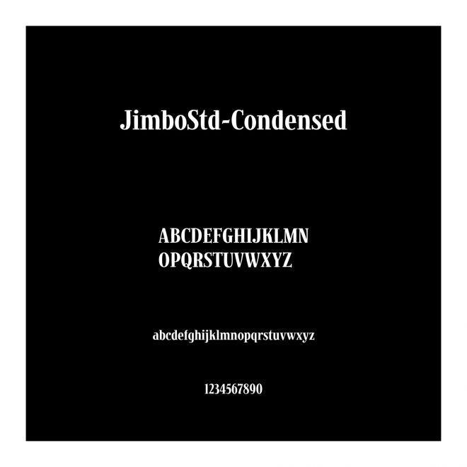 JimboStd-Condensed