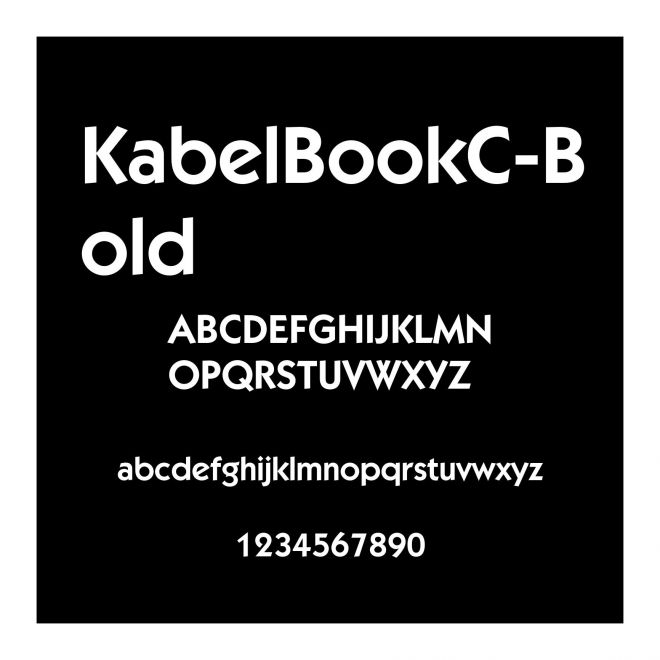 KabelBookC-Bold