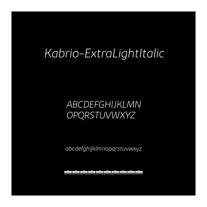Kabrio-ExtraLightItalic