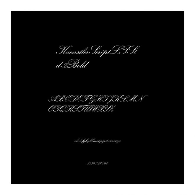 KuenstlerScriptLTStd-2Bold