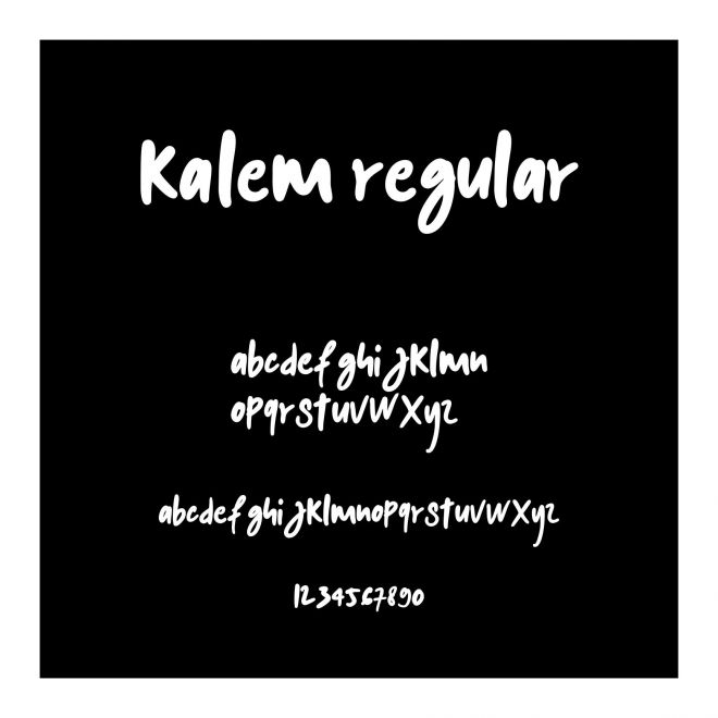 kalem-Regular